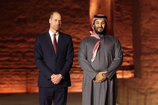 Prince William arrives in Saudi Arabia on first official visit