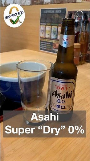 This Japanese Beer is Made in Italy? Asahi Super "Dry" 0.0% NA Beer Review 🍜