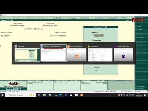 Tally ERP 9.0 Practice set 01. Helpful for biginers