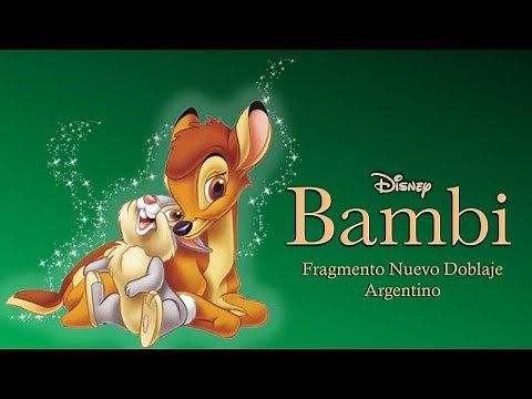(1942) Bambi | Fragmento Inédito Doblaje Argentino | Escena muerte mamá de Bambi