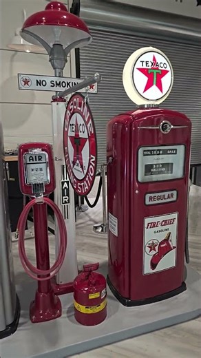 restored antique gas pumps Steel Wheels Motor museum Halifax Nova Scotia Canada