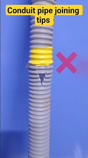 How to Joint conduit pipe #shorts#shortvideos#diy #howto#shortsfeed #trending #viralvideo#electrical