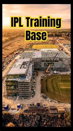 👉 IPL Franchise Training Complex Build 🏏 #construction #cricket #architecture