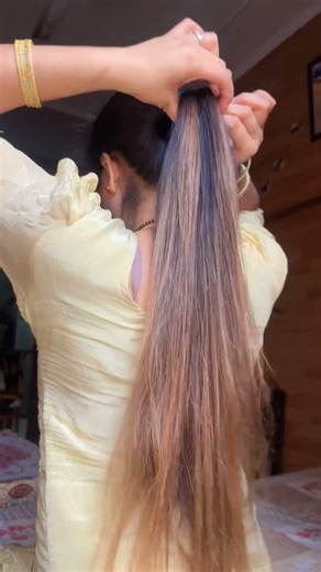 Try This Viral Ponytail Hack! 🎀 Har Koi Puchega Kaise Banaya? #hairstyles