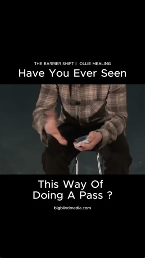 A Different Way Of Doing A Pass #cardmagic #shorts