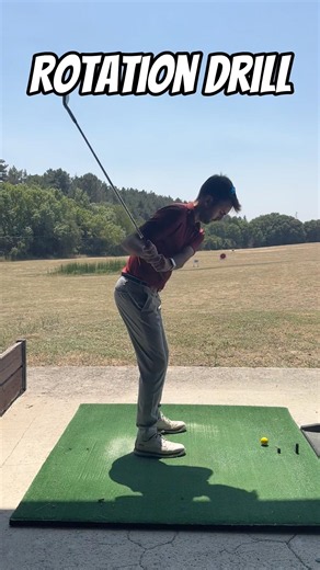 How to get more ROTATION in upper body #golfswing #golf #golftips #golfer #golfing #golfshorts