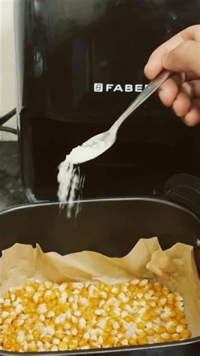 Popcorn Experiment - Popcorn in basic air fryer #airfryer #faberairfryer