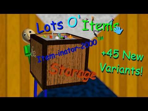 Baldi's Basics Plus Lots O' Items HUGE UPDATE 1.1.0d!