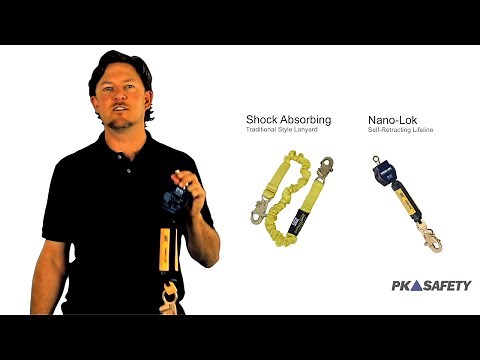 Nano-Lok Self Retracting Lifeline vs Shock Absorbing Lanyard