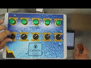 Painel de automação para bombas de piscina e iluminação RGB acionamento Wi-Fi e controle remoto.