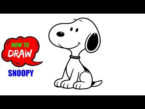 How to Draw Snoopy EASY ✏️ (Step-by-Step Tutorial for Beginners!)