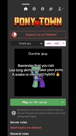 Ponytown Customizations: Create Unique Skins