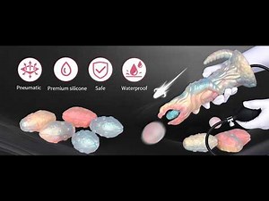 FC-112 Dragon Dildo Ovipositor with 5 Eggs, 10.3'' Big Pneumatic Pump Fantasy Thick Monster Dildo