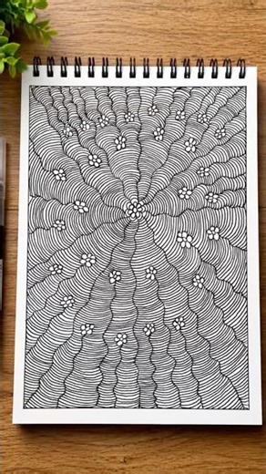 Doodle Art✨#doodleart #doodle #zentangleart #art #drawing #pendrawing #viral #trending #zentangleart