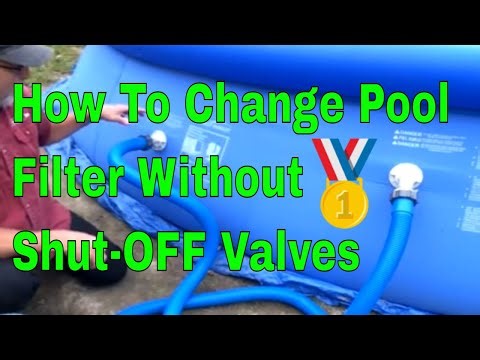 How To Clean Pool Filter Cartridge Without Shut-Off Valves