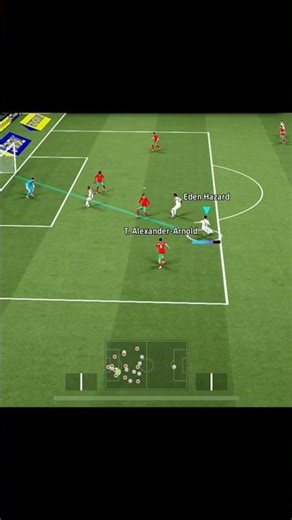 Top corner 🚀 Edem Hazard | #edenhazard #efootball #pes #efootballshorts #football