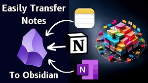 How To Migrate To Obsidian Importer Plugin - Apple Notes OneNote Notion