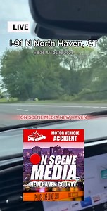 🚨Serious Rollover Crash | North Haven🚨 Around @8:36 AM 05/13/2025- Connecticut State Police, FD and EMS responded to the area of I-91 North near exit 10 in North Haven for a rollover crash. Vehicle left the roadway and rolled into a line if trees along 91. Unknown injuries. Expect traffic delays. Will update if we get more info. | On Scene Media New Haven County
