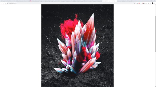 模漾网-C4D程序化石英水晶模型预设-时长20分钟全面教程-Quartz FM Plugin-Octane-Redshift-4K