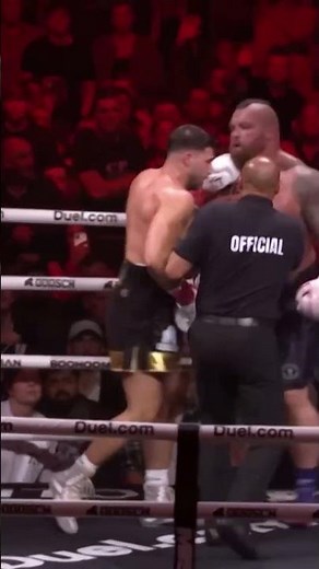 Tommy Fury vs Eddie Hall 😱 Full Fight Highlights | The Beast vs Fury #shorts