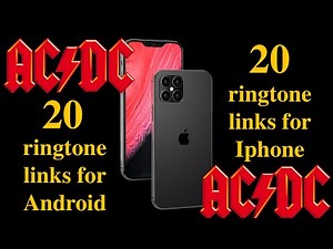 AC/DC Top 20 iPhone and Android ringtones
