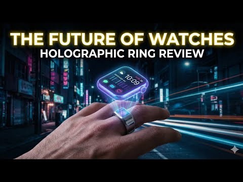 Hologram Smart Ring Watch – The Future of Wearable Technology is Here!