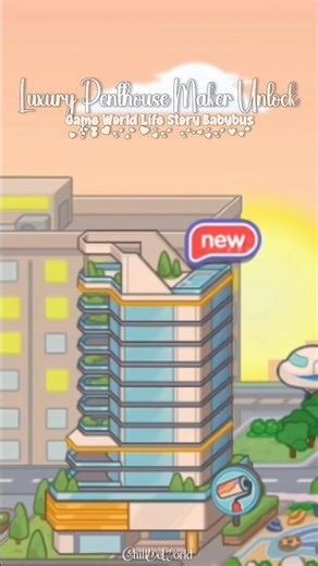 Luxury Penthouse Maker Unlock | Game World Babybus #gameworld #babybus #avatarworld