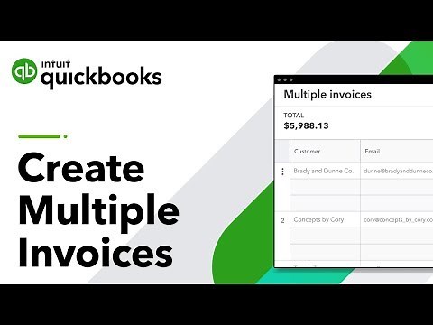How to Create Multiple Invoices in QBO Advanced | QuickBooks