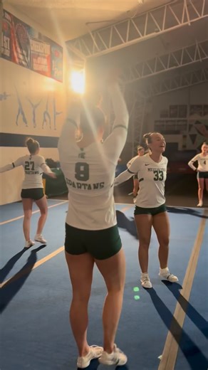 MSU All-Girl Cheer & STUNT on Instagram: "Unleashing the Spartan Dawgs tomorrow at 5pm‼️"