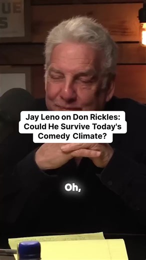 Jay Leno on Don Rickles_ Could He Survive Today's Comedy Climate_ #cartok #podcast #jayleno #cars #carsoftiktok #classiccars #garage