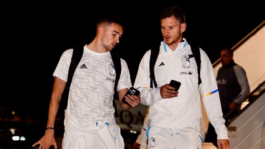 Coupe du monde: les Diables rouges sont arrivés au Qatar (photos)