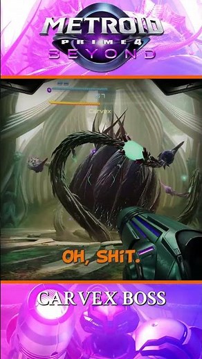 Metroid Prime 4: Beyond Memorable Moment: Carvex Boss #shorts