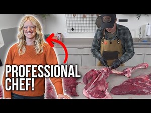 Elk Front Shoulder Breakdown and Cooking Tips with a Chef!