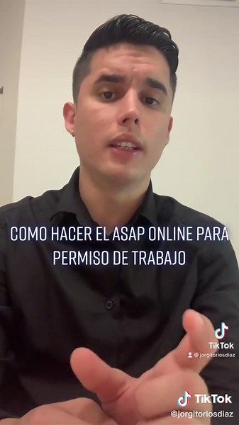 Como hacer el asap online para acelerar el permiso de trabajo a #inmigracion #permisodetrabajo #cubanos #jorgitoriosdiaz