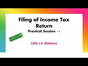 How To File ITR | Income Tax Return Practical Session-1 |
