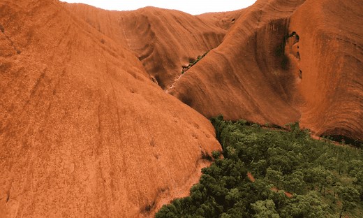 Uluru drone footage reveals never-before-seen views – video