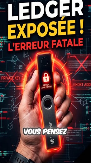 LEDGER: THE MISTAKE THAT WILL COST YOU EVERYTHING! 🚨