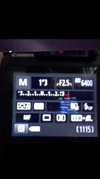 Canon T7 Astrophotography Settings for Beginners #shorts