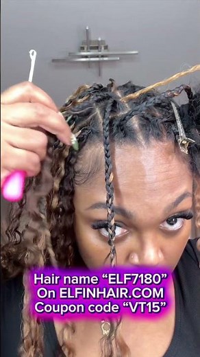 Tangle-Free Boho Curls?! Miracle Knots Crochet Hair Method