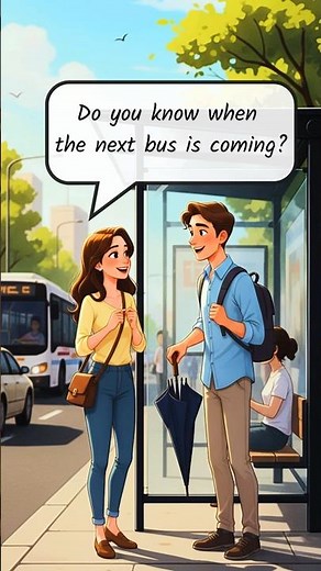 How Native Speakers Small Talk (Bus Stop Conversation) #realenglish