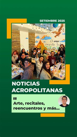 🌟 En Nueva Acrópolis Perú seguimos viviendo experiencias que inspiran: 📍 Arequipa – Arte lítico y reflexiones en Arte que trasciende. 📍 Cusco – Música y narración en los Mitos Nórdicos. 📍Lima San Isidro – Cuentos Zen para despertar la conciencia y reencuentro con el Círculo de Amigos de Nueva Acrópolis. 📍Lima La Molina – Full Day de filosofía y fraternidad en Cieneguilla. ✨ Cada actividad, una oportunidad para aprender y crecer juntos. 👉 Síguenos y entérate de nuestras próximas actividades