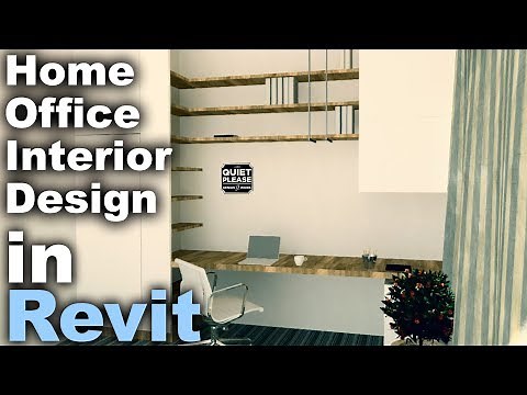 Home Office Interior Design in Revit Tutorial