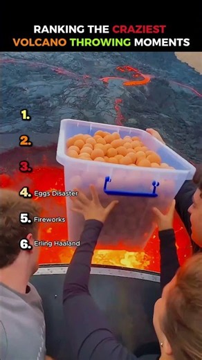 Ranking the Craziest Volcano Throwing Moments 🤯🌋