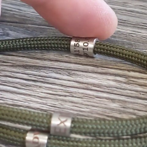 Personalized Coordinates Bracelet, Custom Engraved Stainless Steel Beads, Coordinates Name Date Symbols - Etsy