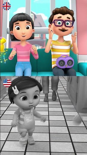 Humpty Dumpty 🥚🇬🇧🇺🇸 British vs American Song #nurseryrhymes #kidsongs #singalong