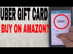 ✅ How To Buy An Uber Gift Card On Amazon 🔴