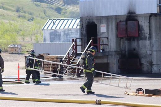 Vernon firefighters sharpen skills with live fire training - Penticton Western News