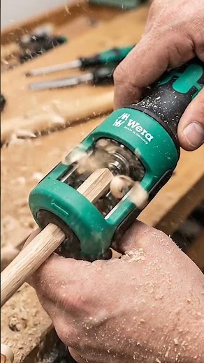 Wera Tool in Action! Satisfying Wood Shaping You NEED to See 🔥 #tools #woodworking