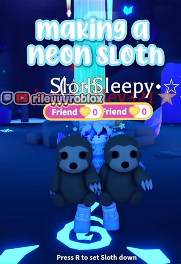 Making Neon Pets in Adopt Me Roblox