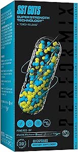 PERFORMIX SST Cuts Super Strength Technology - Energy, Focus & Mood - Nootropic, Caffeine, Zychrome & Teacrine - Pre Workout Supplement for Men & Women - 80 Servings
